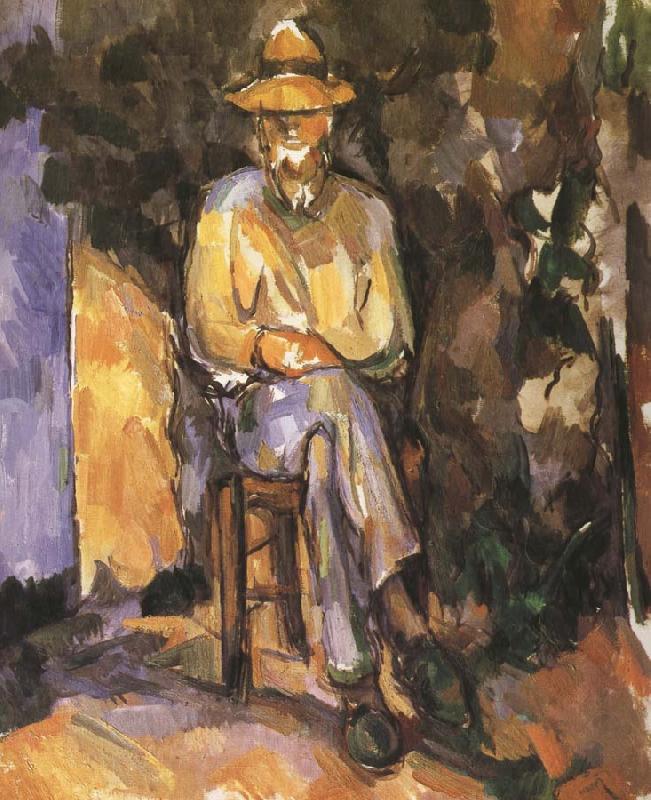 Paul Cezanne tuinman oil painting image